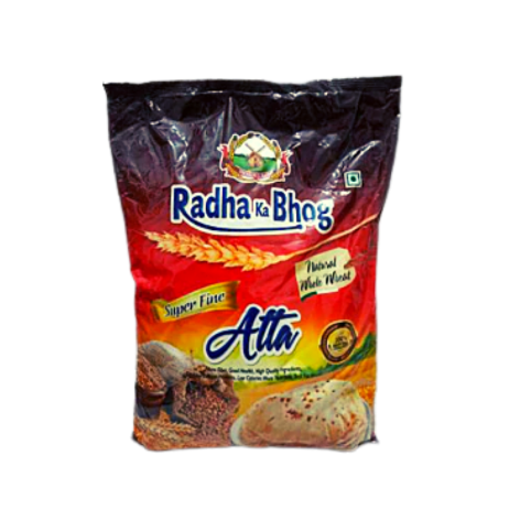Atta Radha Bhog White (Super Fine) - 2kg